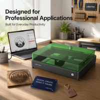 Graveur laser pour studio d'articles de cuisine, 20W, grave les planches à découper en bambou/les ustensiles en bois, pour tableau de recettes, dessous de plat et étiquettes à épices