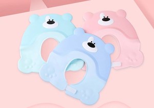 Gorro de ducha suave ajustable para niños, accesorio de <span class=keywords><strong>baño</strong></span> multifuncional para <span class=keywords><strong>baño</strong></span>, seguridad, protección de champú para bebés de 0 a 12 meses - Product Image 3
