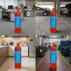 Extintor de Incendios Portátil Rojo a Base de Agua, Venta <span class=keywords><strong>Directa</strong></span> de Fábrica, Clase ABEF, Equipo de Seguridad Contra Incendios Ecológico para Auto y Hogar - Product Image 2