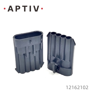 Original Male <strong>Delphi</strong> APTIV 12162102 Metri-Pack Automotive 4 Pin Black <strong>Connector</strong> Housing - Product Image 2