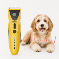 Tondeuse à poils pour chien rechargeable LILIPRO PT306, lame en céramique, tondeuse silencieuse pour animaux de compagnie, machine de coupe sans fil, ensemble de produits de toilettage pour chats