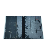 Álbum de Cartas Coleccionables de 9 Bolsillos con Cubierta de PP - Carpeta de Colección de Cartas de Juego, Estuche Portátil para Cartas Deportivas y TCG
