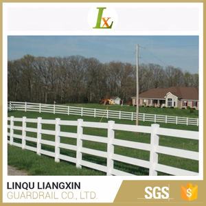 Gran oferta, poste y rieles de valla de vinilo de caballo de PVC blanco para granja, Rancho y paneles de valla de recinto de animales al aire libre - Product Image 5