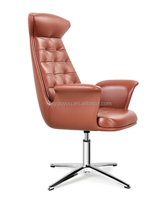 Silla de cuero genuino PU moderna de lujo al por mayor de fábrica OEM silla de oficina ejecutiva giratoria reversible ajustable - Product Image 6