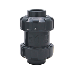 Dn15 DN20 DN25 nhựa PVC bóng loại Công Đoàn kiểm tra van giá 1/<span class=keywords><strong>2</strong></span> ''1' '1 inch <span class=keywords><strong>2</strong></span> inch 32mm uPVC không trở lại van - Product Image 2
