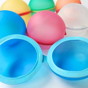 Ballons en silicone réutilisables pour enfants, utilisation en extérieur, auto-scellants, remplissage rapide, jouets aquatiques amusants pour l'été, jeux aquatiques - Product Image 3