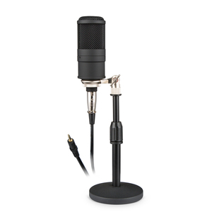 GAM-P200Z Microphone Condenseur Son Microphone D'enregistrement Avec support de bureau kit Pour PC Bavarder Chant Karaoké Portable - Product Image 1