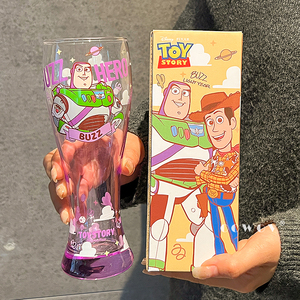 Vaso de Vidrio de 440 ml de Toy Story de Disney, para Agua, <span class=keywords><strong>Cerveza</strong></span> y Leche, para Oficina, Hogar, Regalos y la Copa Mundial 2026 - Product Image 1