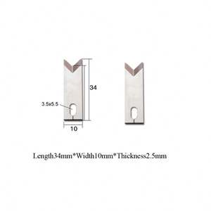 Lames de couteau pour machine à dénuder les fils en acier à grande vitesse Sinrad SR-320B, personnalisables pour fils PVC et multiconducteurs - Product Image 2