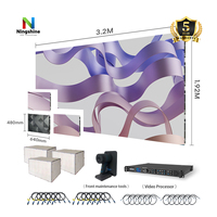 Pantalla LED para Interiores de 800nits de Brillo y 1.25mm de Distancia entre Píxeles, con 5 Años de Garantía, para Tiendas, Mercados, Estudios y Salas