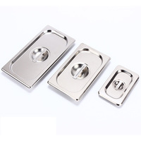 2/3*20 Usine Direct Personnalisation Gastronorm Alimentaire Récipient Pan Commercial Réfrigérateur Plateau Chauffe-Plat Gn Pan
