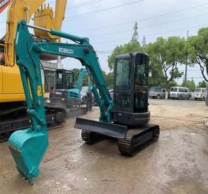 Mini pelle sur chenilles d'occasion d'origine japonaise 5 tonnes SK55 pour Kobelco avec roulements Kawasaki, service après-vente de 2 ans - Product Image 4