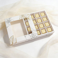 Boîte d'emballage en carton pour macarons, de qualité alimentaire, écologique, recyclable, avec fenêtre transparente et séparateurs, pour coffrets cadeaux de boulangerie
