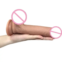 Gode en silicone doux et réaliste pour homme Produits sexuels pour adultes Jouets sexuels géants Masturbation féminine Masturbateur vaginal pour femme