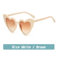 Lunettes de soleil UV400 en forme de cœur pour enfants, vente en gros, tendance, tendance, Offre Spéciale