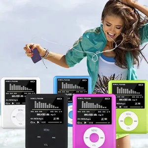 Son çıkan satış 1.8 inç TFT ekran kaydedici FM radyo e-kitap takvim ekran MP3 MP4 müzik çalar ile TF kart yuvası