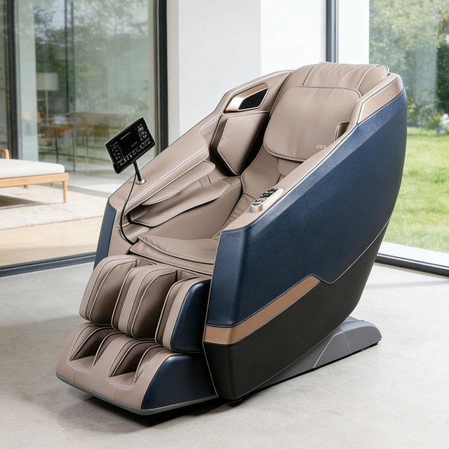 Factory Wholesale Big Size Home Electric Smart Sl Track Zero Gravity Air Pressure Massage Armchair 4d Massage Chair for Rolling