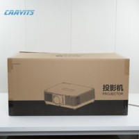 Projecteur de projection laser CAAVITS 12000 Ansi Lumens WUXGA 3LCD pour la projection de mappage sur façade de bâtiment, projecteurs publicitaires extérieurs