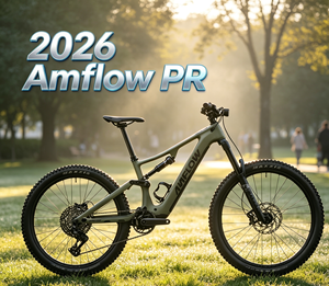 Bicicleta Eléctrica de Montaña Amflow PR Carbon Mid Drive 2026, 1500W, Ligera, de Fibra de Carbono, con Frenos de Disco Hidráulicos, Superventas - Product Image 2