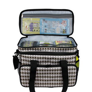 Sac de voyage pour animaux de compagnie à pois, tissu Oxford 600D, doublure en maille respirante pour chats, utilisation en voiture - Product Image 4