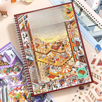 15 autocollants par paquet, collection de rangement et de décoration pour stand de centre commercial 2.0, autocollants pour bullet journal : scène de mini-marché
