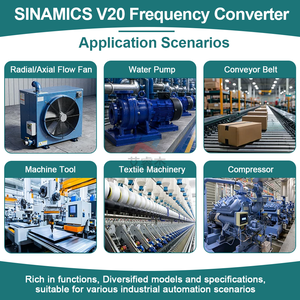 คอนเวอร์เตอร์ SINAMICS V20 VFD ของแท้ใหม่ 100% รุ่น 6SL3210-5BE17-5CV1 กำลังไฟ 0.75KW ไดรฟ์ปรับความถี่ 380-480V 3AC 3 เฟส สำหรับ Siemens - Product Image 4