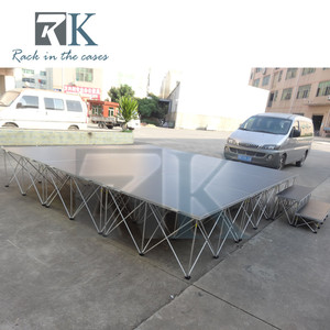 Non-slip <b>Stage</b> <b>Platform</b> Aluminum <b>Stage</b> Outdoor <b>Stage</b> Kit Portable Event <b>Stage</b> <b>Platform</b> Aluminum Smart <b>Stage</b> for Outdoor - Product Image 2
