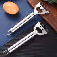 430 roestvrij staal voor gezichtsmeloen-schaafmachine Creatieve fruitschil-flesopener Dual-Purpose dunschiller Handmatig keukengereedschap
