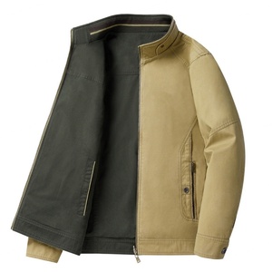 Veste en coton pour homme, nouvelle collection printemps, style camouflage, col montant, deux en un - Product Image 4