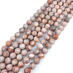 Di alta Qualità del Commercio All'ingrosso di <span class=keywords><strong>Pietra</strong></span> Naturale Rotonda <span class=keywords><strong>rosa</strong></span> Picasso Jasper Demi <span class=keywords><strong>Pietra</strong></span> <span class=keywords><strong>Preziosa</strong></span> Monili Che Fanno Della Collana Del Braccialetto Perline di <span class=keywords><strong>Pietra</strong></span> - Product Image 2