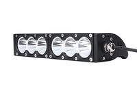 Aurora Dual Color Single Row 4WD Barra 4x4 Car Offroad LED Light Bar pour Carros Truck Lighting