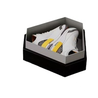 Boîte de présentation de chaussures hexagonale personnalisée, boîte de rangement pour baskets en carton hexagonal irrégulier unique avec fenêtre transparente