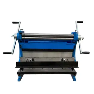 3-in-1 combination bend cut roll and sheet metal shear brake roll machine