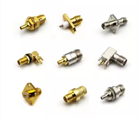 Prix bas Qma mâle prise à sertir Lmr300 câble laiton Rf connecteur coaxial QMA convertisseur Connecteur