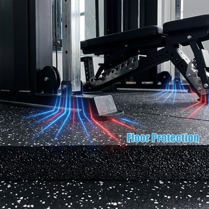 Equipo <span class=keywords><strong>de</strong></span> gimnasio VIGFIT completo y resistente con banco ajustable y barra para levantamiento <span class=keywords><strong>de</strong></span> pesas en garaje o estudio. - Product Image 3