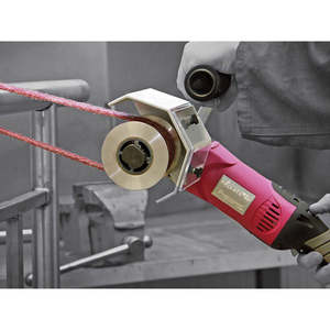 Rouleau abrasif de ceinture avec des brides d'acier inoxydable de 85x70mm - Product Image 1