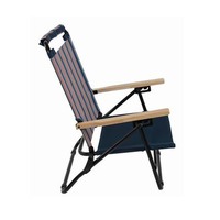 Chaise de camping pliante de luxe avec accoudoirs pour l'extérieur, fabriquée en Chine