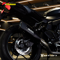 Système d'échappement complet pour moto Forsound Factory à prix de gros, silencieux et tuyau, système slip-on pour MT-07 MT07