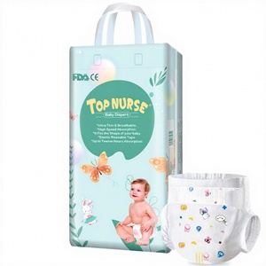 Pañales Desechables para Bebé al por Mayor de Fábrica con Prevención de Fugas 3D y Cintas Adhesivas Mágicas, Tela No Tejida, Muestra Gratis en Bolsa Suelta - Product Image 1