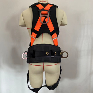 Cinto de Segurança de 5 Pontos para Proteção Contra Quedas em Trabalho em Altura, Cinto D-Ring com Almofadas para Lombar e Ombros, Cinto de Segurança de Corpo Inteiro - Product Image 5