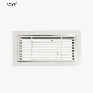 <span class=keywords><strong>Grille</strong></span> de ventilation pour climatisation centrale en alliage <span class=keywords><strong>d</strong></span>'aluminium, design moderne, montage au plafond, retour <span class=keywords><strong>d</strong></span>'air latéral très simple et étroit - Product Image 3