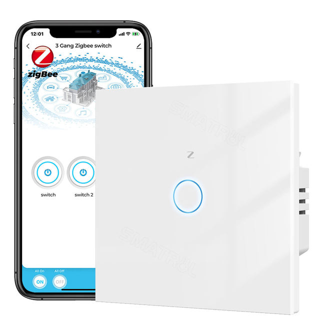 EU Standard High Quality Smart Home Products Smart Wifi Light Switch Tuya Smart Light Switches Zigbee Wall Switch