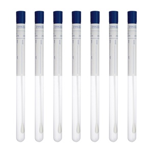 Tongkat kapas mikrobiologi wanita, laboratorium kapas steril medis kesing plastik - Product Image 2