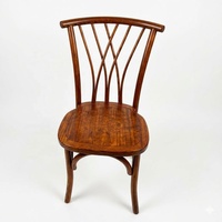 Chaises en bois massif en saule - Design moderne, empilables et adaptées à l'extérieur pour mariages, hôtels, fêtes