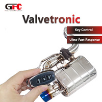 Système d'échappement pour Lexus GSF RCF IS500 5.0L 2013-2021 avec double résonateur, double valve électronique, quatre sorties, échappement arrière en acier inoxydable SS304