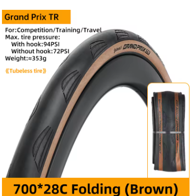 brown 700x28 Tubelss