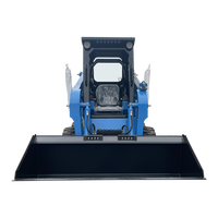 Mini Wheel Loader TS50W Efisiensi Tinggi 40KW Mesin Xinchai, Loader Depan Kecil Dengan Lampiran Kerja Opsional