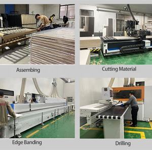 Muebles Modernos Ahorradores de Espacio, Camas Plegables Ocultas de Tamaño Completo, Camas de Pared con Armarios - Product Image 5