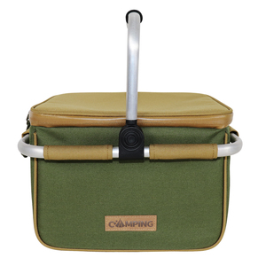 Sac isotherme pliable pour pique-nique, sac de transport pour aliments, sac isotherme pliable, thermique, imperméable, en polyester, pour l'extérieur, 24x20x18cm - Product Image 1