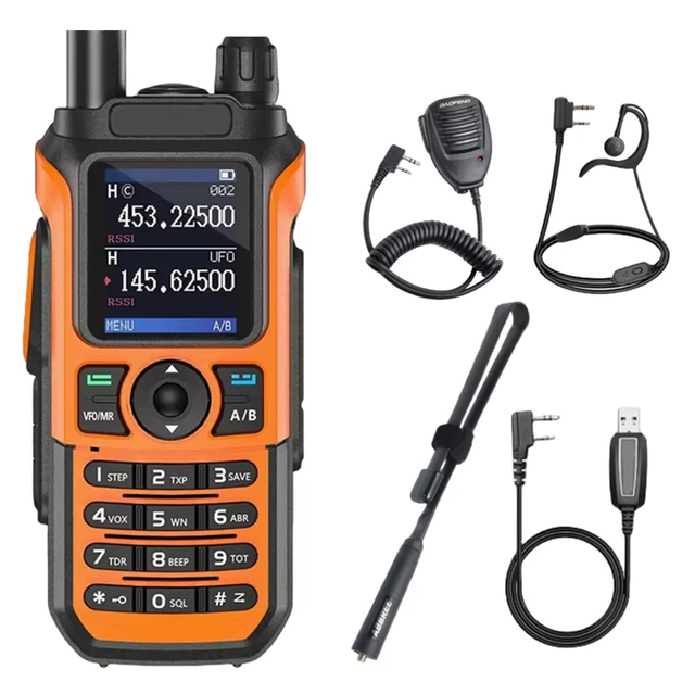 Baofeng UV-21 Pro V2 Mini Two-Way Radio Wireless Frequency Tri-Band Powerful Waterproof Long Ran Similar UV-5R 22Pro S22 Type-C